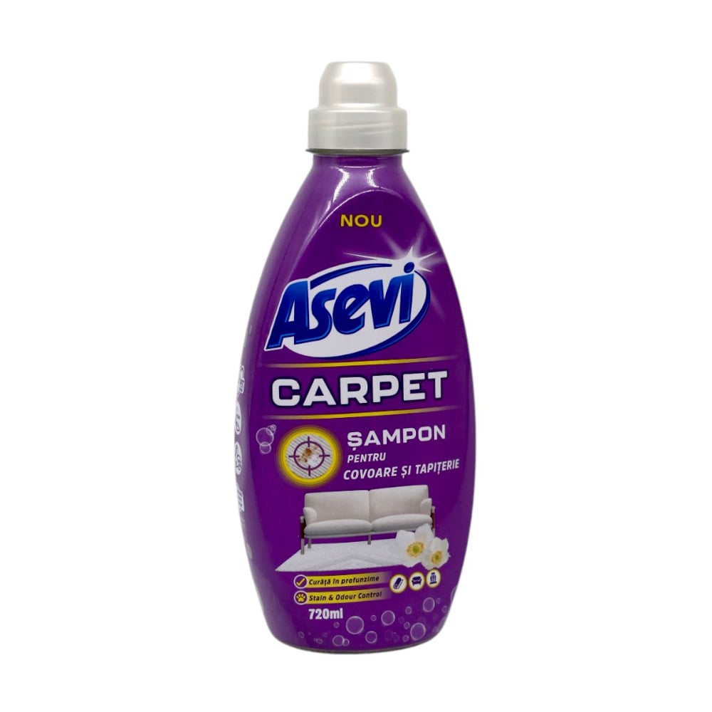 Засіб для чищення килимів та оббивки Asevi  Carpet, 720 мл